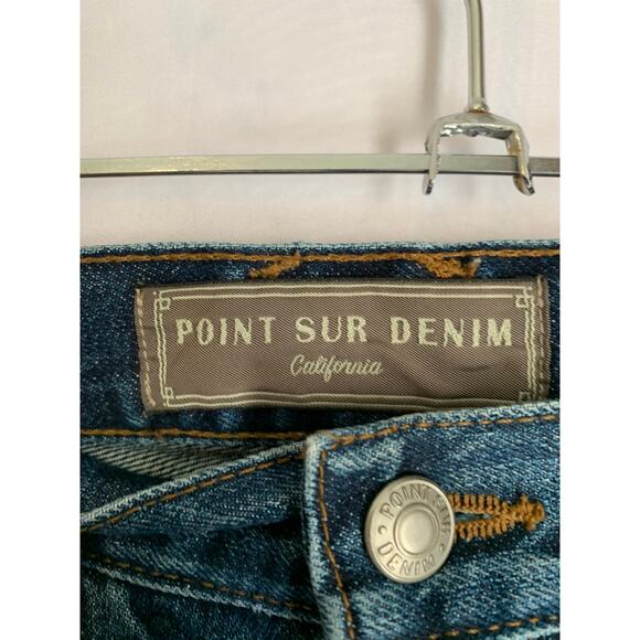 Point Sur Denim California Size 25 Women's Straight Leg High Rise Jeans - Picture 2 of 11